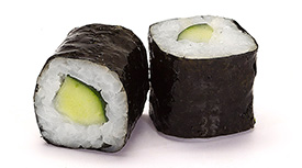 Uhorkové maki sushi